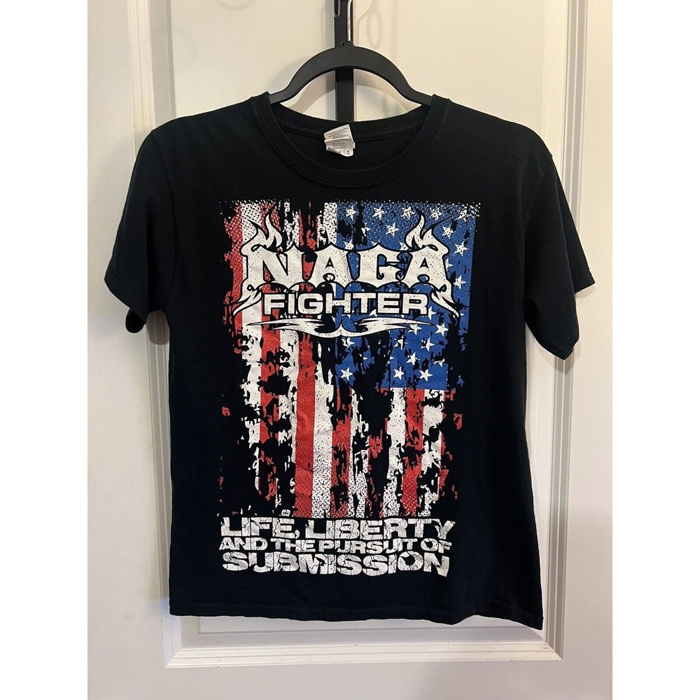 NAGA North American‎ Grappling Association T-Shirt Boys Top Size Youth Medium